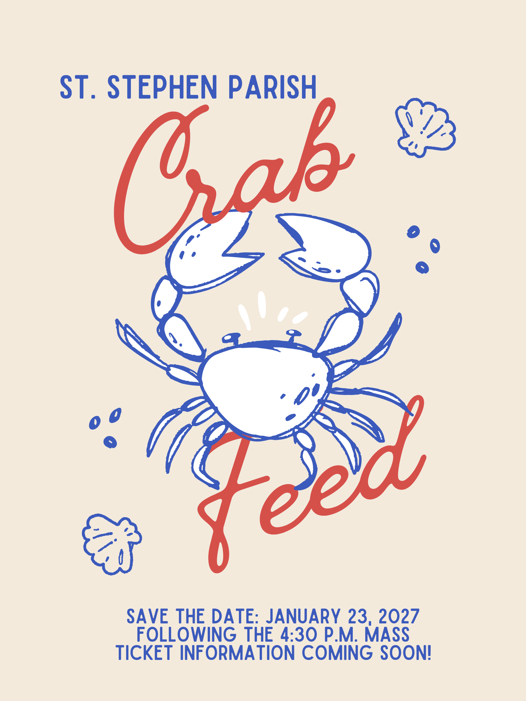 St. Stephen Parish Crab Feed 2027